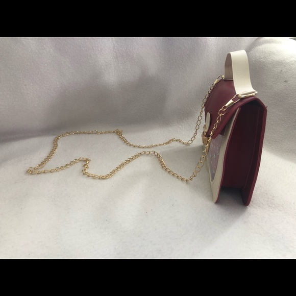 Starry red velvet mini purse - Picture 4 of 8